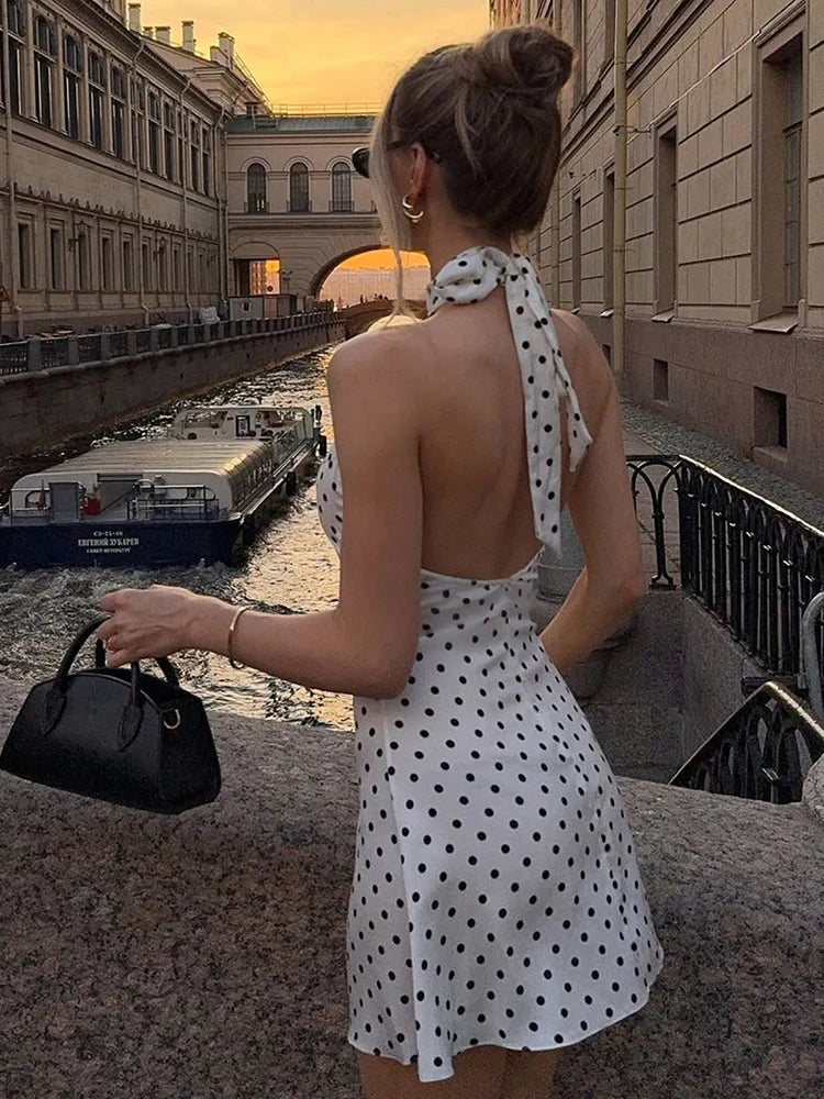 Polka Dot  Mini Dress